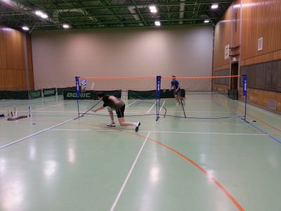 Badminton im Training